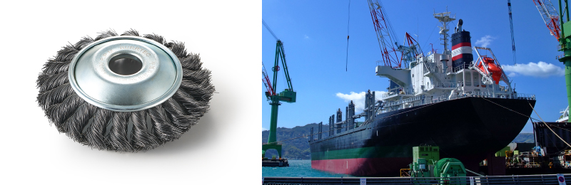 ＜造船・鉄鋼業界向け＞ ベベルブラシの正しい選び方と安全で効果的な使い方について
